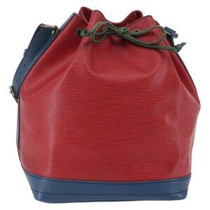 Authentic LOUIS VUITTON Epi Toriko color Noe Bag Red Blue Green M44084 LV